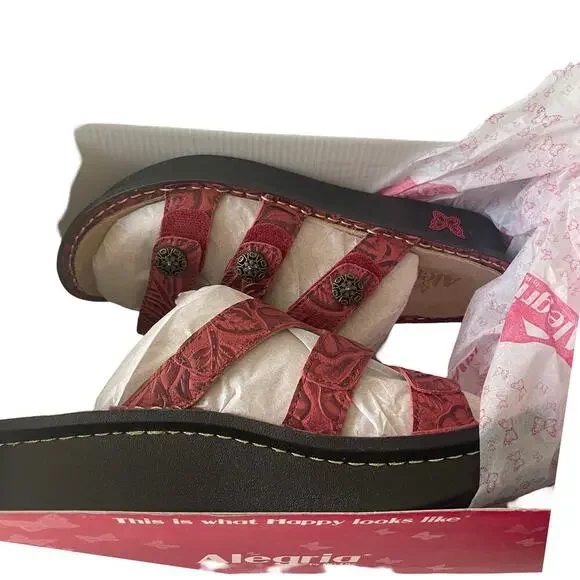 Alegria Southern Ruby Leather size 9 Wide NWT - Picture 2 of 8